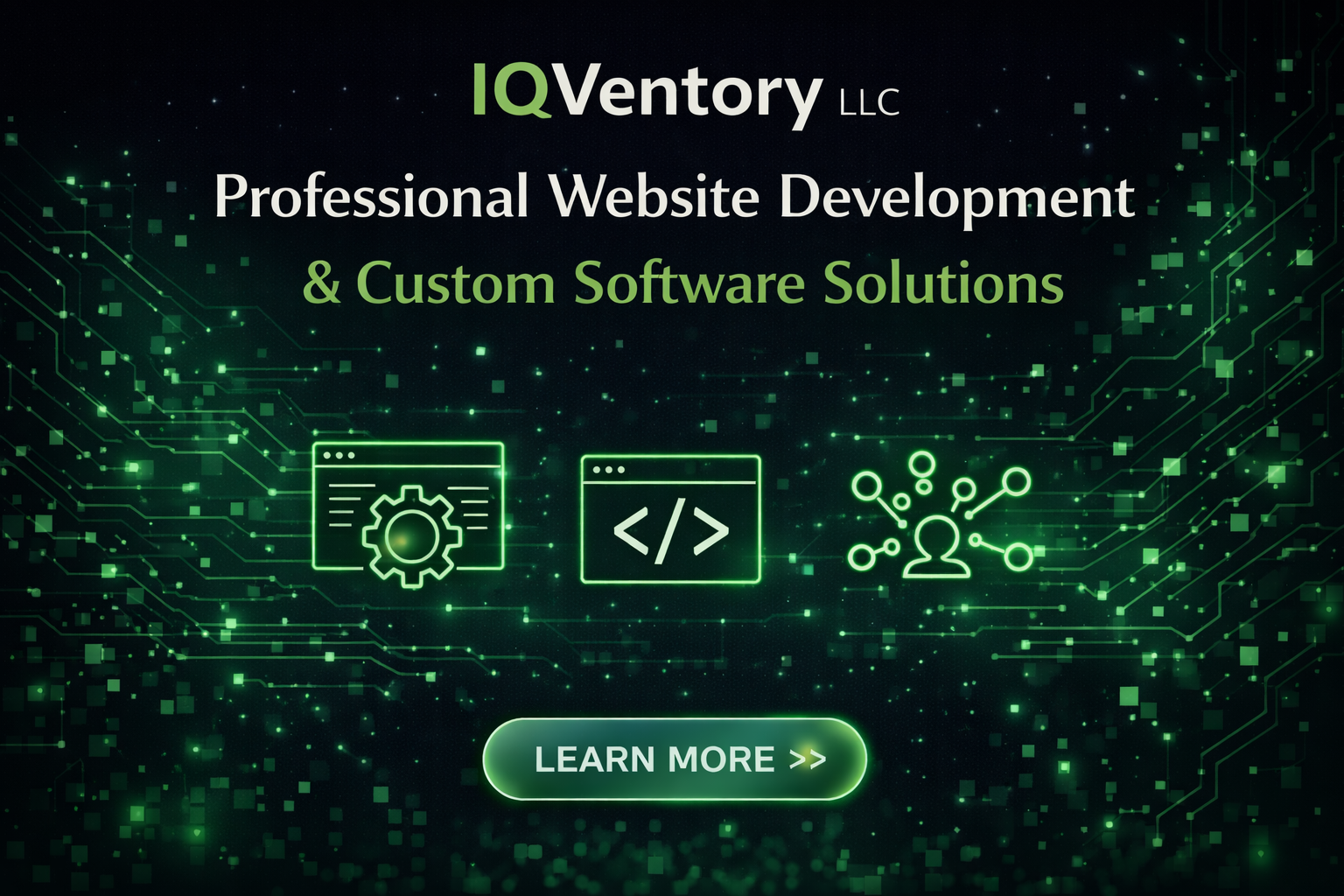 IQVentory LLC professional website development and custom software solutions